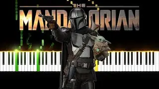 The Mandalorian - Main Theme (Piano Tutorial + sheets)