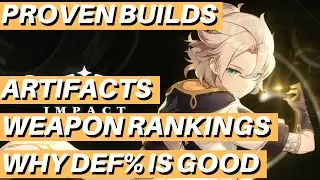 Albedo Builds - DEF% IS ACTUALLY GOOD - Weapon Rankings + Artifacts - Genshin Impact