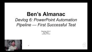 Automating PowerPoint with Python — Devlog 6 (Template System Coming Next)