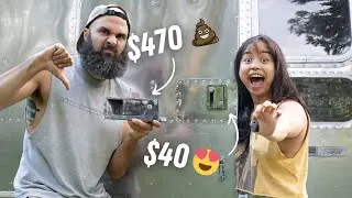 REPLACING THE OLD LOCK ON A VINTAGE AIRSTREAM (with something better!)🔒 (ep. 11)
