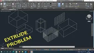 AUTOCAD extrude problem 