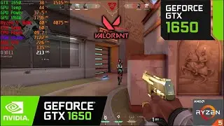 GTX 1650 Valorant FPS Test | 1080p Competitive Settings Benchmark