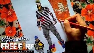 SABIR BOSS | DRAWING SK SABIR | SPEED DRAWING | FREE FIRE DRAWING | SK SABIR BOSS |@sksabir-gaming