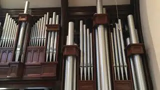 Kathleen Theisen plays ETERNAL FATHER, STRONG TO SAVE (Navy Hymn) arr. Karrin Ford, on pipe organ