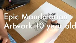 Epic Mandalorian drawing!!!