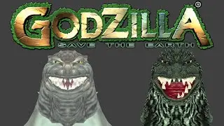 Early Godzilla Menu Model - Godzilla: Save the Earth
