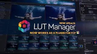 Top plugin to preview, organize and manage LUTs in Final Cut Pro