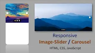 Image slider in HTML, CSS and, JavaScript || Carousel in HTML, CSS, and, JavaScript