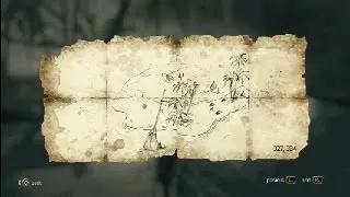 Assassin´s Creed 4 - Treasure Map - 327, 334 Cayman Sound