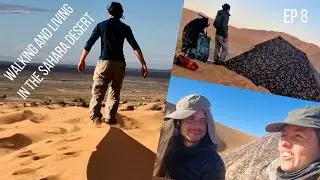Wildcamping in the Sahara Desert 🏜 | Walking on Top of the Dunes 