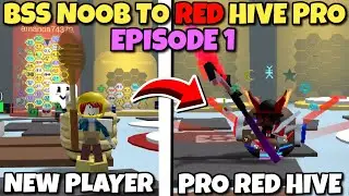 I STARTED OVER AS A RED HIVE IN BEESWARM SIMULATOR... (Episode 1)