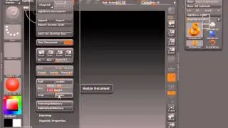 Zbrush 4R5 (Navigating a Document and Document Resolution)