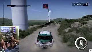 DIY FFB Racing Sim WRC 10 Gameplay | Arduino Steering wheel with Pedals,Hand Brake | WRC 10 Drifting