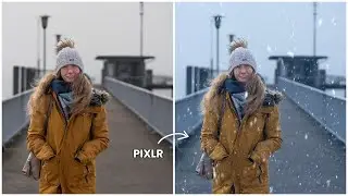 Create Realistic Snow Overlay in Pixlr - Easy Tutorial