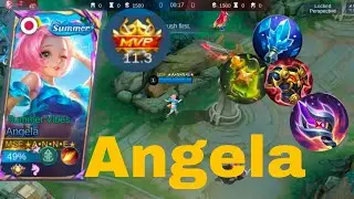 🔴 MLBB : ANGELA | BUILD and Emblem Season 33 | #mobilelegends #mlbb #angelagameplay