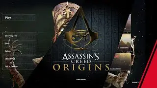Assassin's Creed Origins Title Screen and Main Menu Theme Song | ( 60fps )