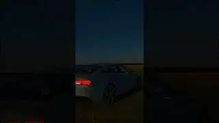 🌅 Audi V7 in the Evening Oasis: A Mesmerizing Blender Animation in Low Light! 🚗🌳