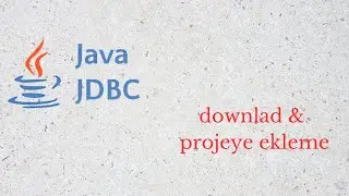 1 - JDBC download ve IntelliJ projesi ile bağlantısı (2024)