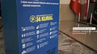 SENSÖRLÜ EL DEZENFEKTAN MAKİNESİ