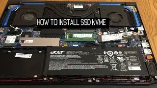 How to install SSD NVME on an Acer Predator Helios 300 (2019)