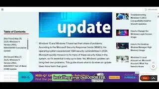Update KB5058499 Not Installing Install Error 0x800f0831 On Windows 11 FIX
