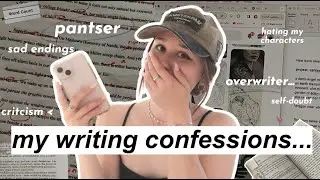 my writing confessions🤦🏼‍♀️‧₊˚ let's chat about my bad writing habits (oop-)