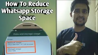 How To Check Whatsapp Data And Storage Usage/Best Whatsapp Storage Settings Manage & Clear Storage!!