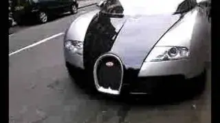 AWSOME BLACK AND SILVER BUGATTI VEYRON SPOTTED