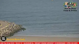 Aloha Beachclub, Surfschool & Surfshop De Zuid Webcam