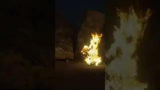 Burning Man | Fire Simulation | Blender