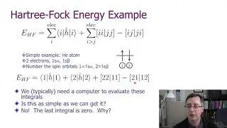 Introduction to Hartree-Fock Molecular Orbital Theory Part 2