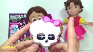 HanimisH TV- Maşa Niloya ve Heidi ile Monster 👽 High Dergsi ✔︎ açtık kurukafa oyuncağı ile oynadık