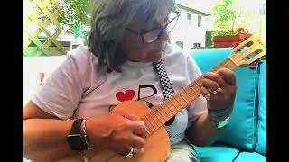 We are the Champions arranged for ukulele by Vincenzo and me! Aklot Bamboo Tenor Uke with Low G