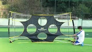 12' x 6' Soccer Goal Target Nets with Highlighted Scoring Zones
