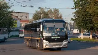 Поездка на автобусе Golden Dragon XML6127JR Snow Leopard №Т058ТХ750 №505 Ильинское-м.Домодедовская