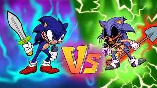 Sonic faker vs lord X | Swap FNF | Swaping drawing Speedpaint.