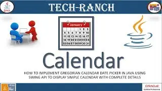 Live Demonstration of Calendar & Date Picker Example in Java Swing API|Practice Projects|