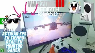 COMO ACTIVAR EL CONTARDOR DE FPS EN MONITOR GAMER PARA CONSOLA WARZONE FORTNITE APEX GTA V