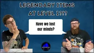 Legendary Items are for Low Level Characters
