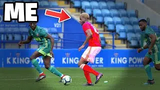 I Played In A PRO Football Match & Scored!