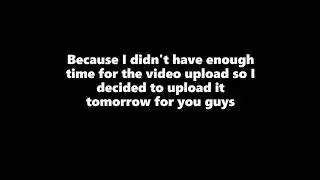 Couldn't upload today