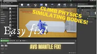 Advanced Locomotion System V4 Mantle Fix! || Mantle on Physics objects || Unreal Engine 4 || DevBoi