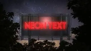 Neon Text  Intro - Billboard