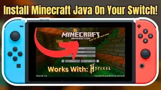 How to install Minecraft Java Edition on Nintendo Switch! (Works With Hypixel!) #nintendoswitch