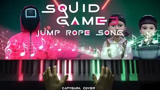 SQUID GAME 3 - Jump Rope Song with Lyric (Knock, Knock) | Vocal & Piano Cover + Sheet Music