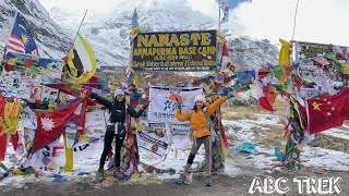 Annapurna Base Camp (ABC) Vlog – The Most Popular Trek in Nepal! With My Sister.