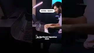 sad piano vibes but bollywood music.