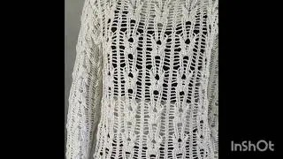 ажурный джемпер Руны