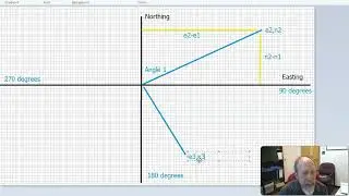 EGN3214 Calculating Bearing and Distance