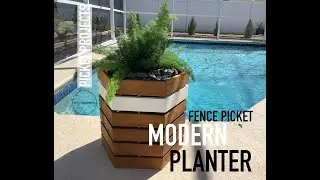 Picket Projects - Modern Planter w/ Fence Pickets ONLY $6!!!